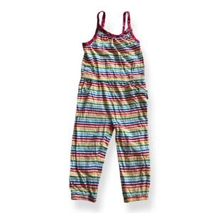 Little Bird rainbow stripe romper